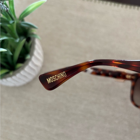 Moschino Buckle Tortoise Sunglasses - Picture 8 of 12